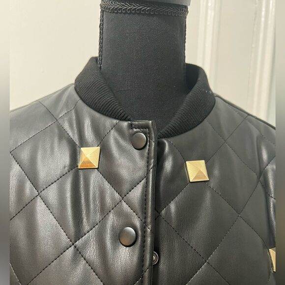 Fashion nova Jorja bomber jacket in size large black - Picture 7 of 12
